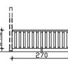 Brüstung Deckelschalung  270 Plan